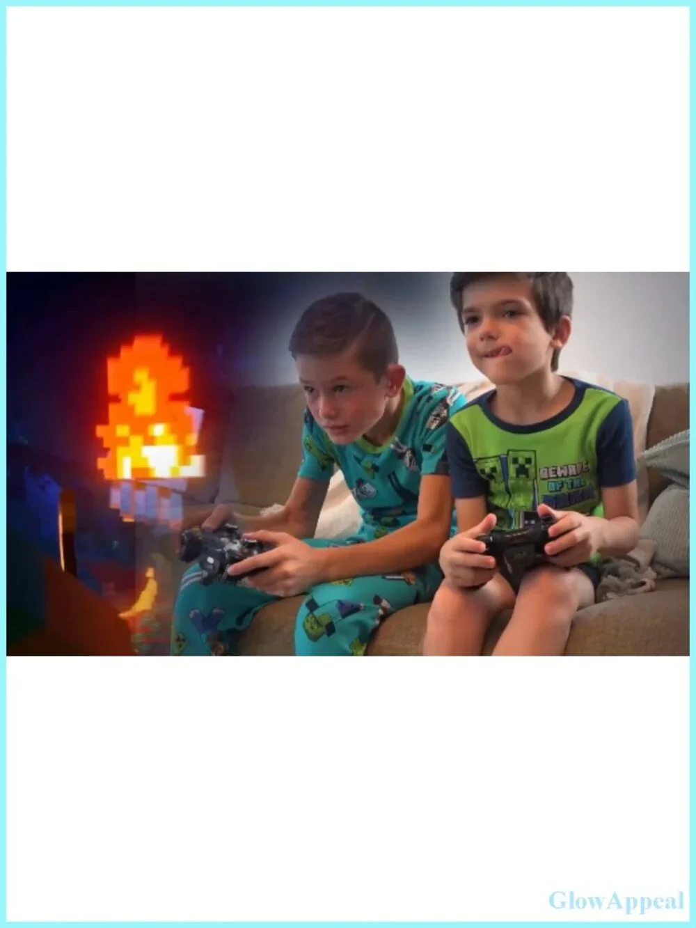 Boys 2-Piece Snug-Fit Cotton Matching Holiday Pajama Set Soft Cute Kids